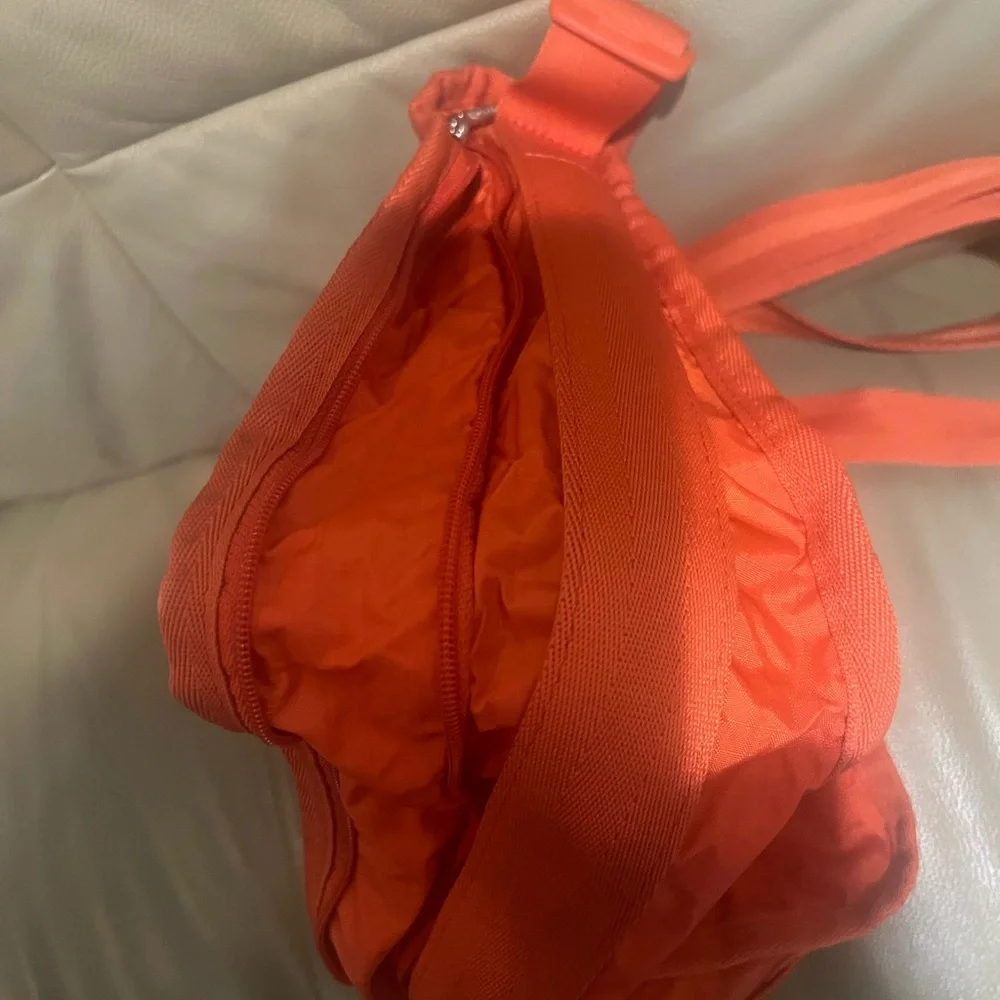 LeSportsac Bright Orange Nylon Crossbody Bag